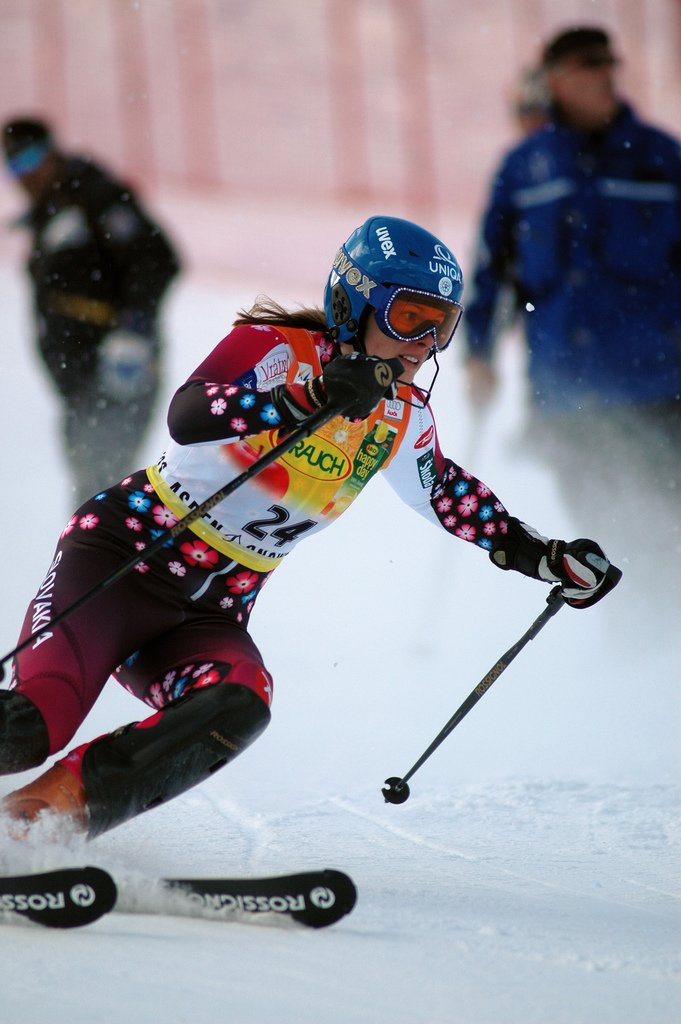 Veronika Velez-Zuzulová, una esquiaira eslovaca