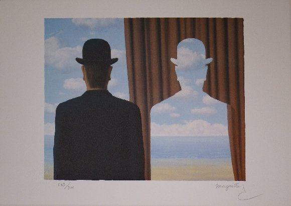 Litografia de "Decalcomanie" (1966) de René Magritte
