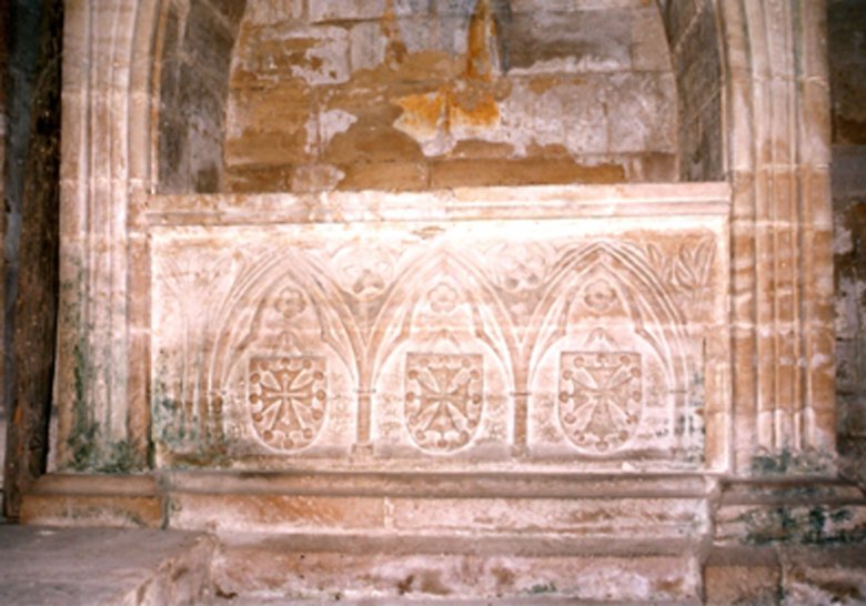 Tombèl de Jaufre de Venasca dins l’abadiá de Senanca. Sègle XIII.