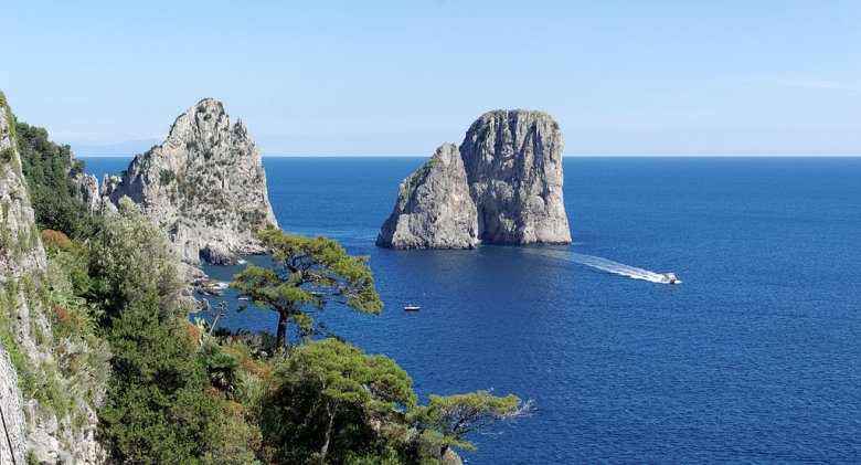 De farilhons en Itàlia, près de Capri (fòto: Berthold Werner)